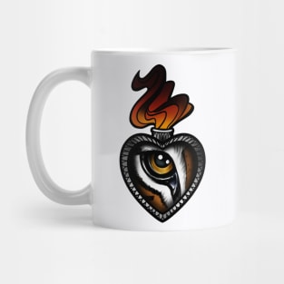 Sacred Heart Tiger Eye Mug